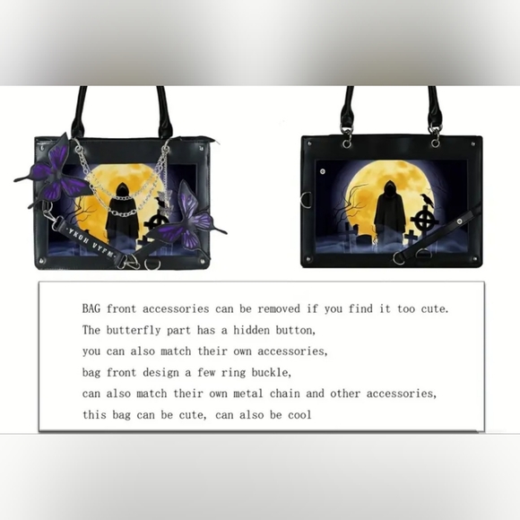 Purple Butterfly Purse - Picture 4 of 5